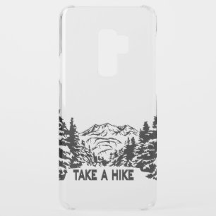 Take a Hike quote monochrome mountain landscape Uncommon Samsung Galaxy S9 Plus Case