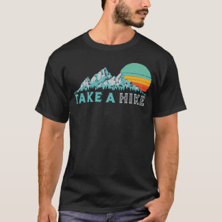 Take A Hike - Retro Vibe Mountains 70's T-Shirt