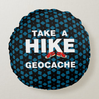 Take A Hike Round Pillow