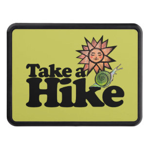 Take a Hike Snail Art Hitch Cover