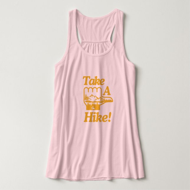 Take A Hike T-Shirt Tank Top (Design Front)