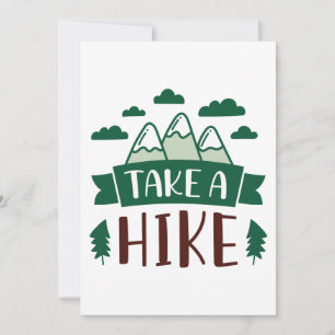 Take A Hike Thank You Card