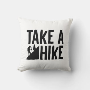 Take A Hike Throw Pillow