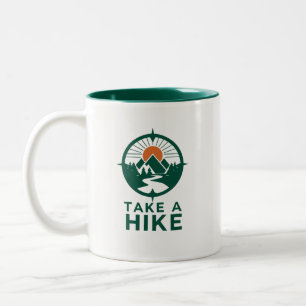 Take a Hike Two-Tone Coffee Mug