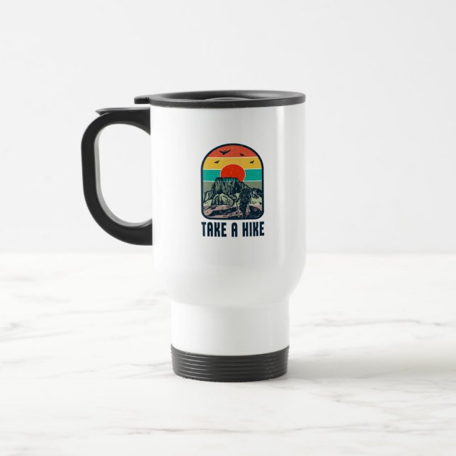 Take a Hike - Wanderlust Travel Quote Mug (Left)
