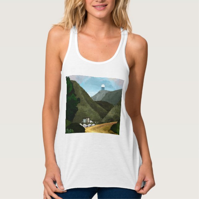 Take a hike. Women's New Balance Workout Tank Top (Front)