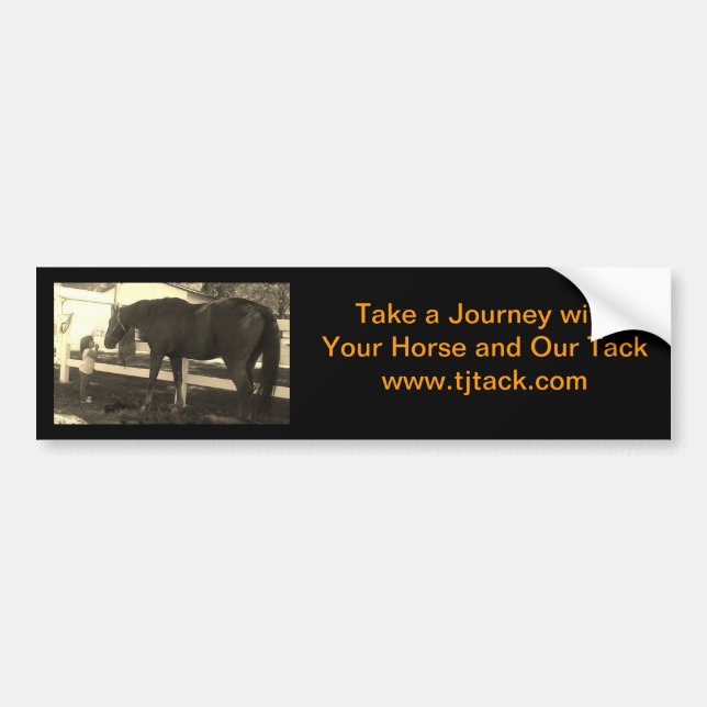 Take a Journey Tack Bumper Sticker (Front)