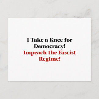 Take a Knee for Democracy Postcard