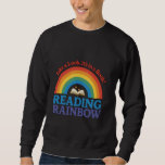 Take A Look it&#39;s In A Book Reading Book Vintage Ra Sweatshirt