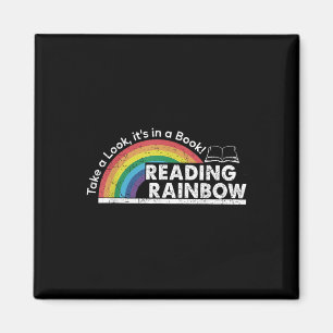 Take A Look Its In A Book Reading Book Vintage Rai Magnet