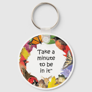 Take A Minute Keychain (Eastern)