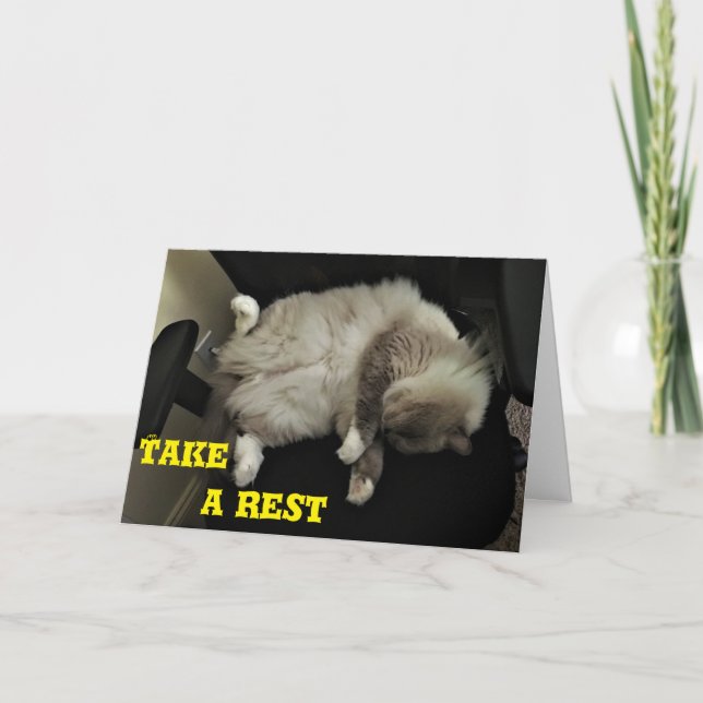 Take a rest, card (Front)