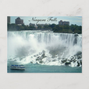Take A Ride Through Niagara Falls Postcard