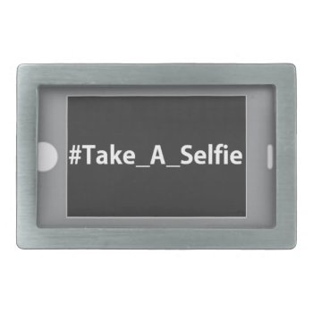Take A Selfie Belt Buckle by ImGEEE at Zazzle