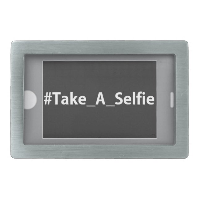 Take A Selfie Belt Buckle (Front)