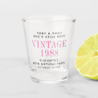 Take a Shot 40th Birthday Party Favor