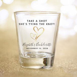 Take A Shot Bachelorette Party Favor Glass