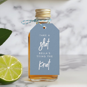 Take a Shot, She's Tying the Knot Bachelorette Gift Tags