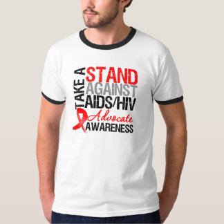 Take a Stand Against AIDS HIV T-Shirt