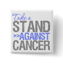 Take a Stand Against Cancer - Esophageal Cancer Pinback Button