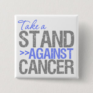 Take a Stand Against Cancer - Esophageal Cancer Pinback Button