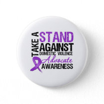 Take A Stand Against Domestic Violence Button