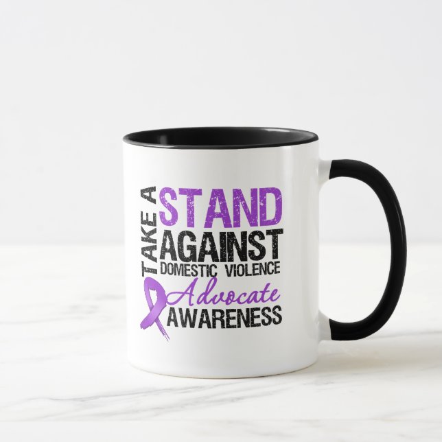 Take A Stand Against Domestic Violence Mug (Right)