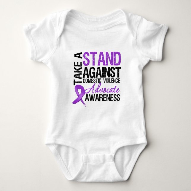 Take A Stand Against Domestic Violence T-Shirt (Front)