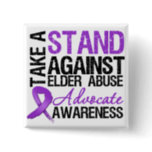 Take A Stand Against Elder Abuse Button