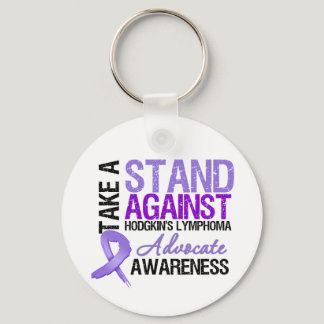 Take a Stand Against Hodgkin's Lymphoma Keychain