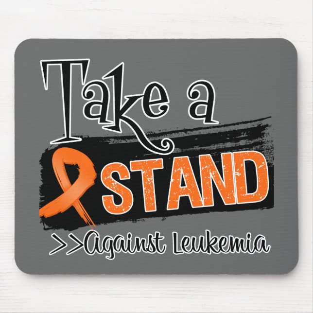 Take a Stand Against Leukemia Mouse Pad (Front)