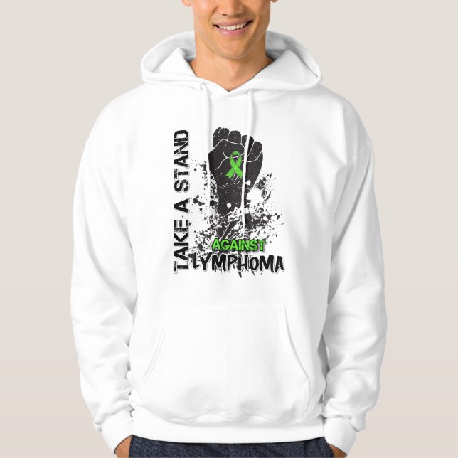 Take a Stand Against Lymphoma Hoodie (Front)