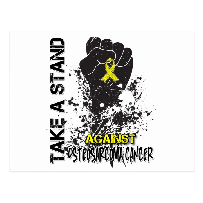 Take a Stand Against Osteosarcoma Postcard