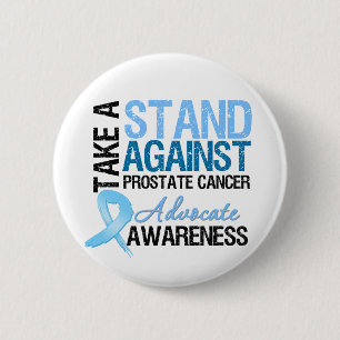 Take a Stand Against Prostate Cancer Pinback Button