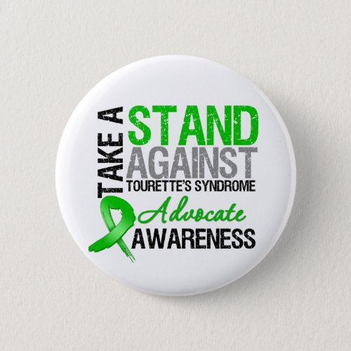 Take a Stand Against Tourette Syndrome Pinback Button