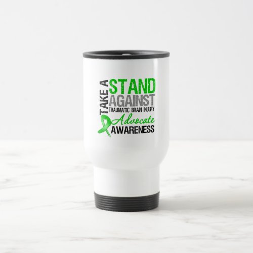Take a Stand Against Traumatic Brain Injury TBI Travel Mug