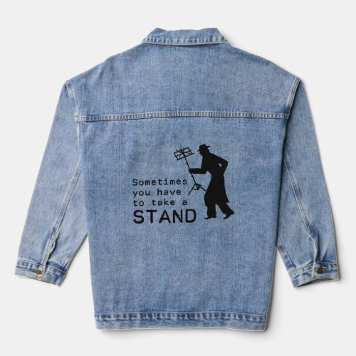 Take a Stand T_Shirt Denim Jacket
