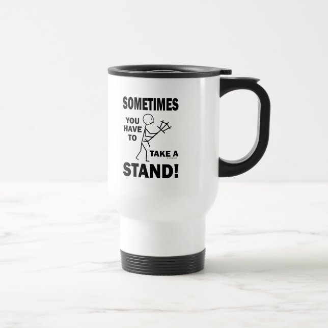Take A Stand Travel Mug (Right)