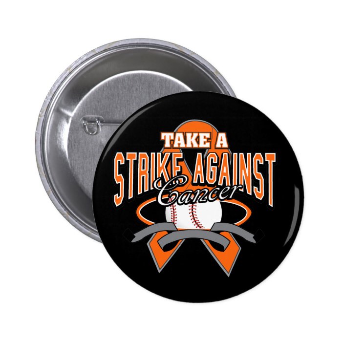 Take a Strike Against Leukemia Pin