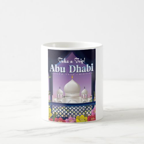 Take a Trip Abu Dhabi Vintage travel poster Coffee Mug