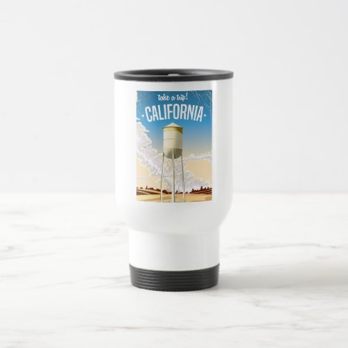 Take a Trip Retro California travel poster Travel Mug