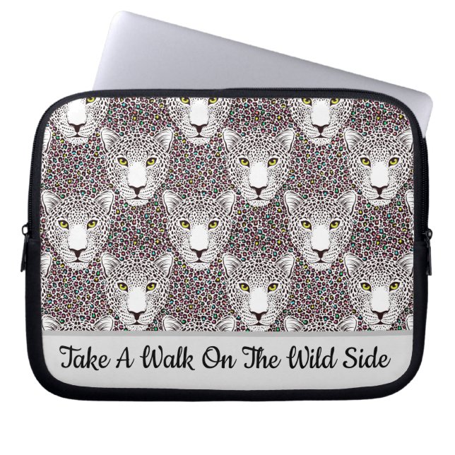 Take A Walk On The Wild Side Laptop Sleeve (Front)