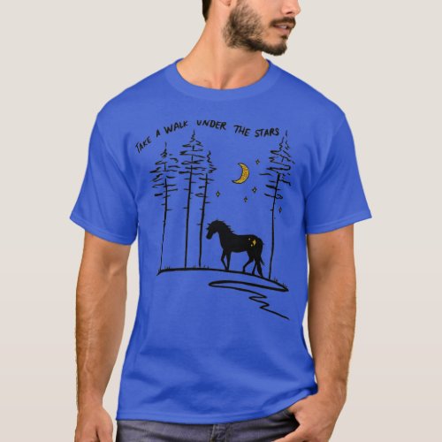 Take a Walk Under the Stars T_Shirt