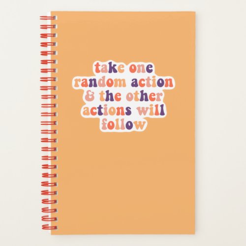 Take Action _ mental health _ Anxiety _ ADHD Notebook