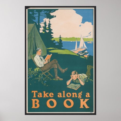 Take Along a Book Poster