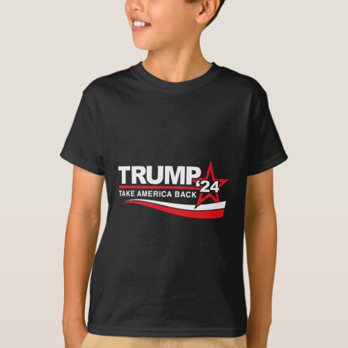 Take America Back 24 Retro Trump Return 2024 Women T_Shirt