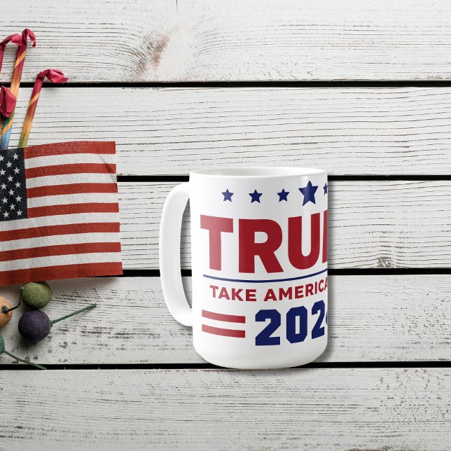 Take America Back Again Trump 2024 Coffee Mug (Trump 2024 coffee cup mug)