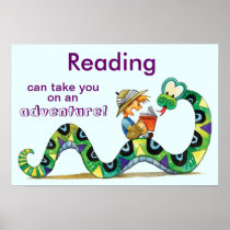 Take an Adventure with Reading Literacy Poster