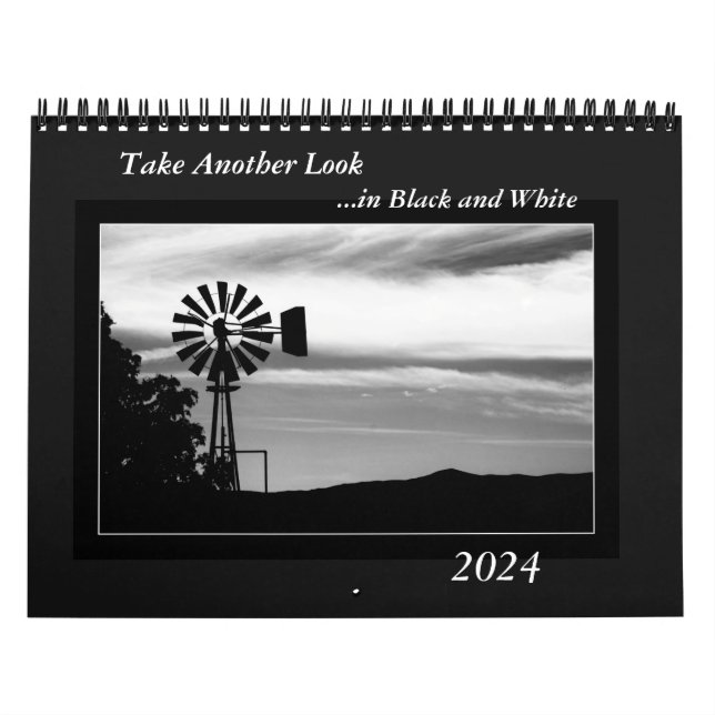 Take Another Look...in Black and White   Calendar