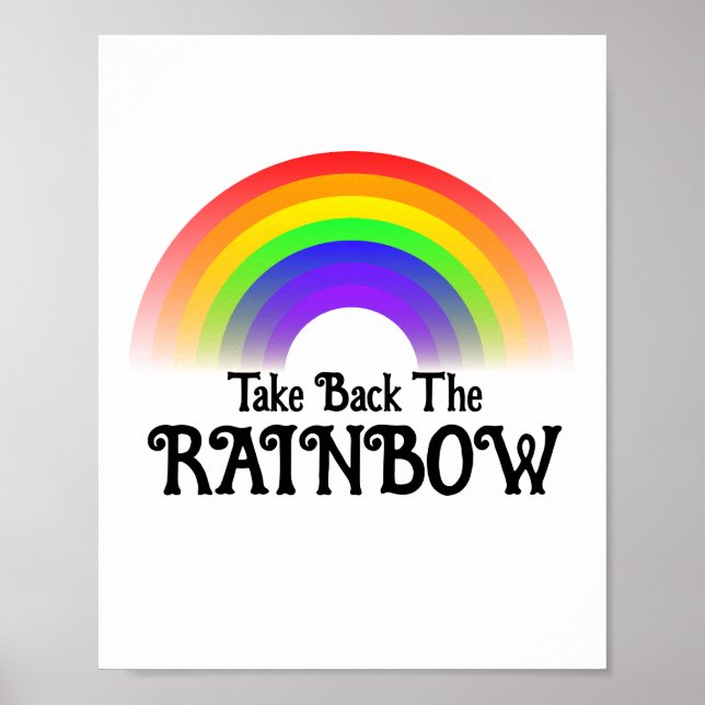Take Back the Rainbow Poster (Front)